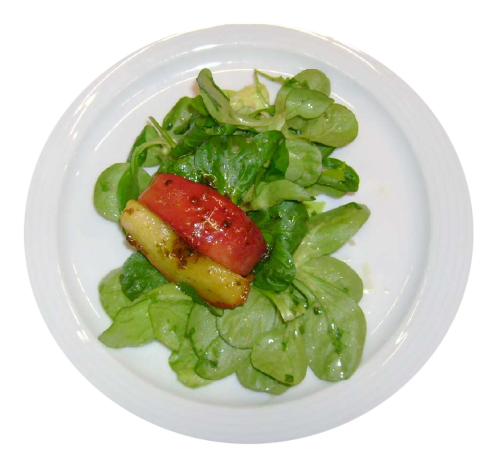 Salat mit Pfefferäpfel