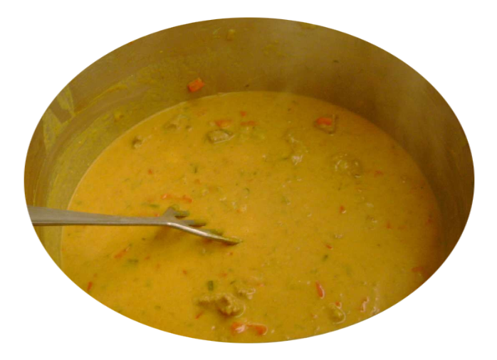 Kalbsrahmgulasch mit Butternockerl