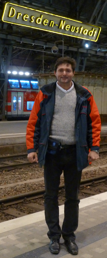 August Wohlkinger am Bahnhof Dresden Neustadt 2011
