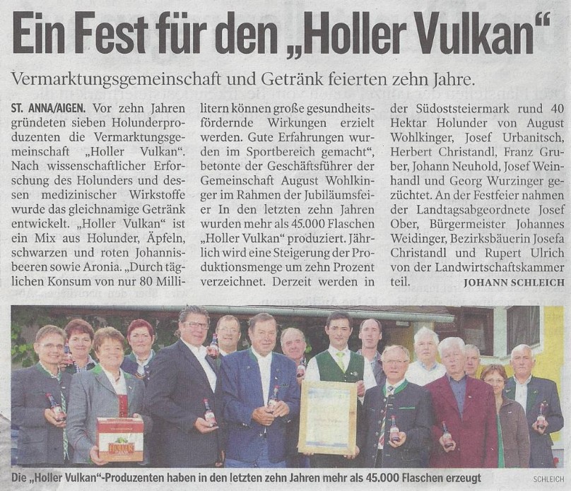 Ein Fest für den Holler Vulkan