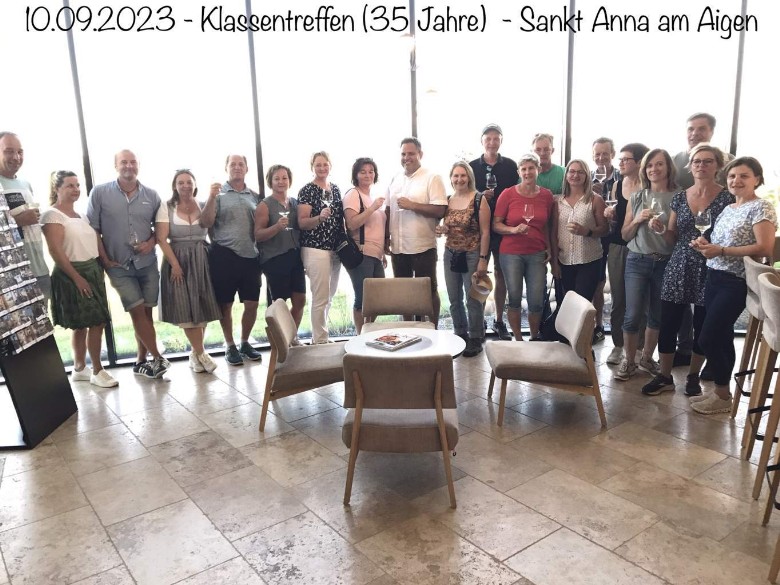 Klassentreffen vom 10.09.2023 Gruppenfoto