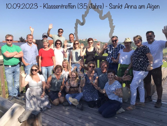 Klassentreffen 2023 Sankt Anna am Aigen