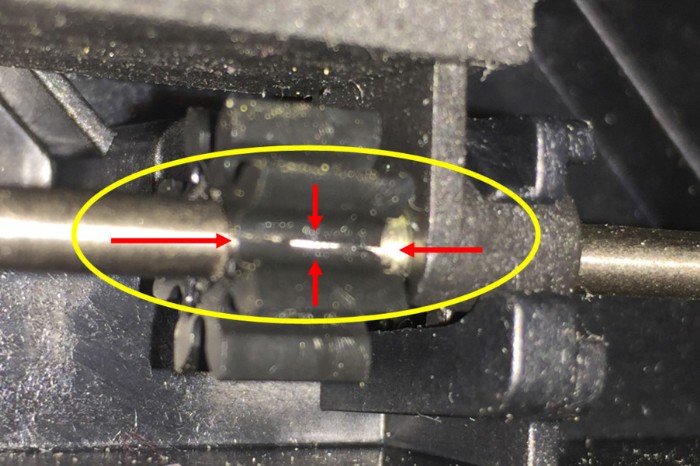 HP 6500 Offiejet Reparatur defektes Zahnrad