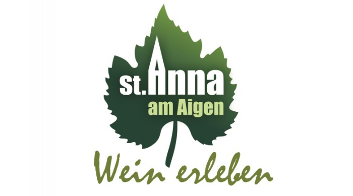 St. Anna am Aigen Wein erleben Logo Weinblatt